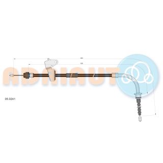 Trosas, stovėjimo stabdys ADRIAUTO 05.0241