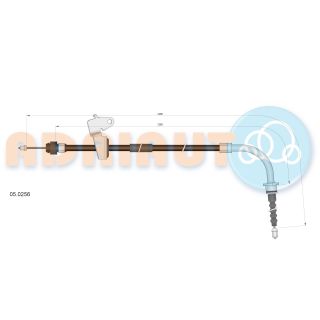Trosas, stovėjimo stabdys ADRIAUTO 05.0256