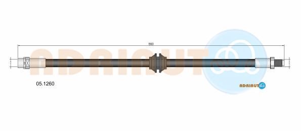 Stabdžių žarnelė ADRIAUTO 05.1260