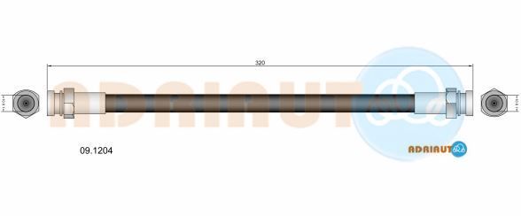 Stabdžių žarnelė ADRIAUTO 09.1204