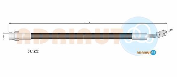Stabdžių žarnelė ADRIAUTO 09.1222
