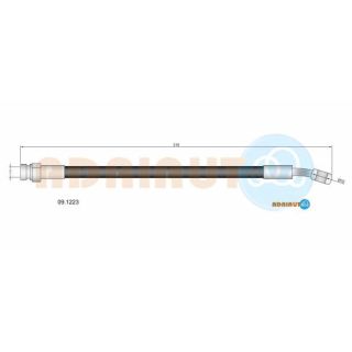 Stabdžių žarnelė ADRIAUTO 09.1223