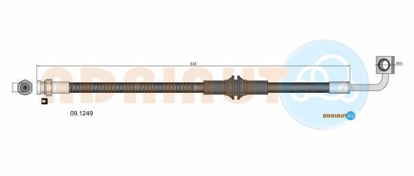 Stabdžių žarnelė ADRIAUTO 09.1249