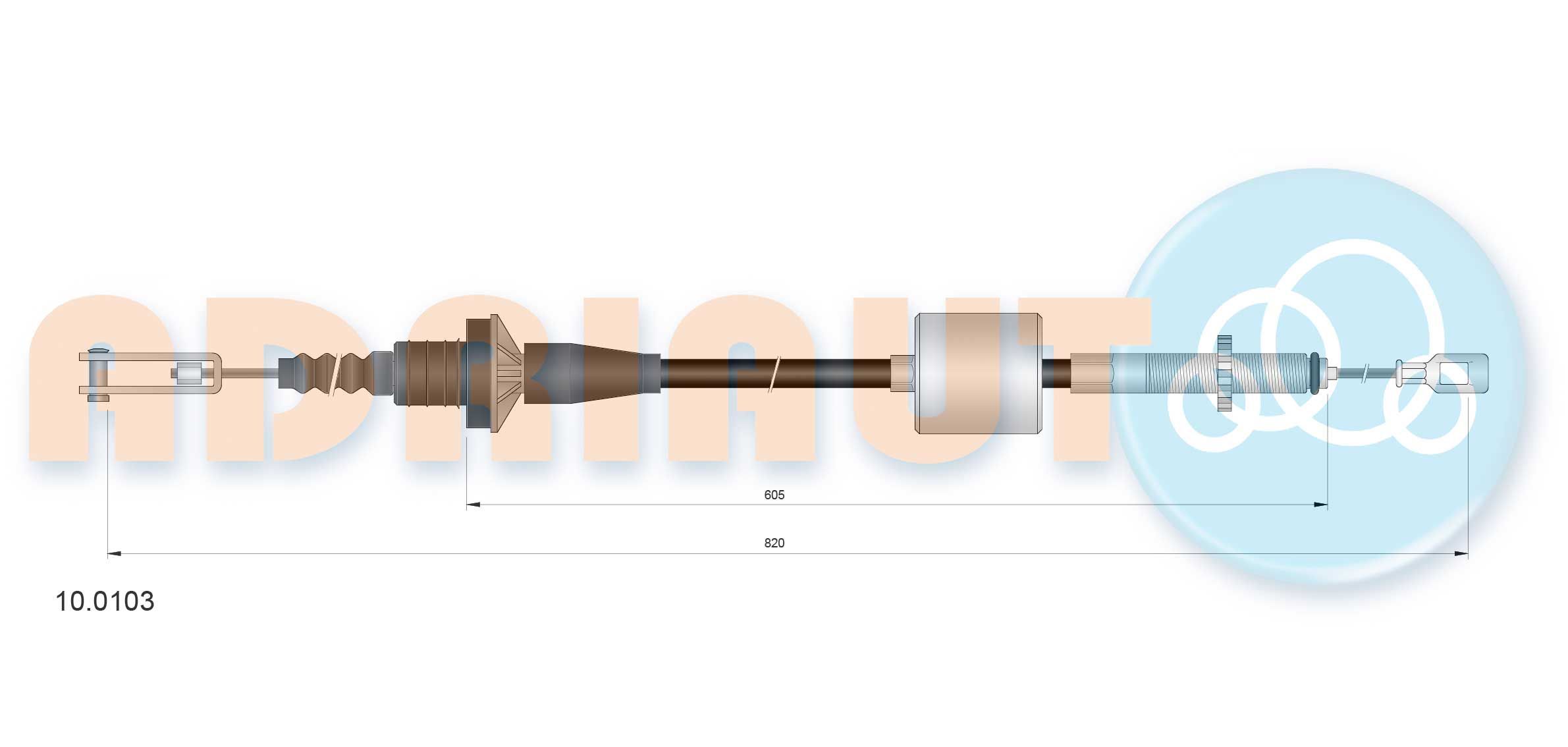 Sankabos trosas ADRIAUTO 10.0103