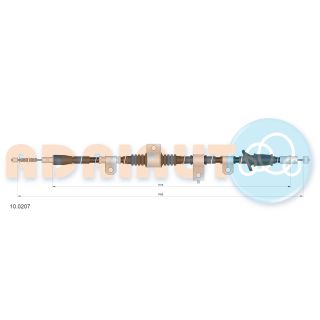 Trosas, stovėjimo stabdys ADRIAUTO 10.0207