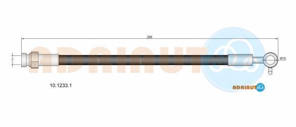 Stabdžių žarnelė ADRIAUTO 10.1233.1