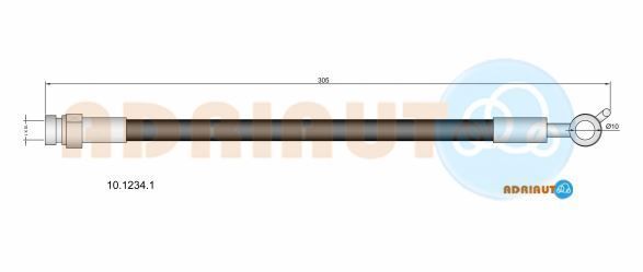 Stabdžių žarnelė ADRIAUTO 10.1234.1