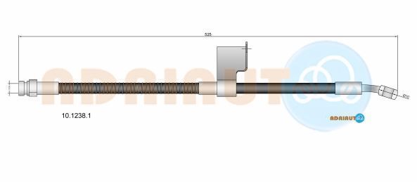 Stabdžių žarnelė ADRIAUTO 10.1238.1