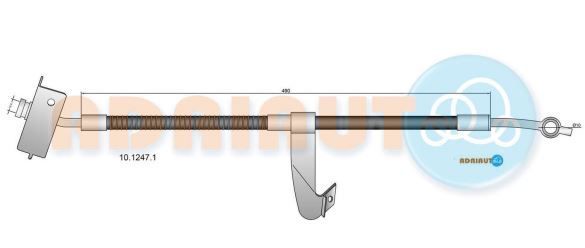 Stabdžių žarnelė ADRIAUTO 10.1247.1