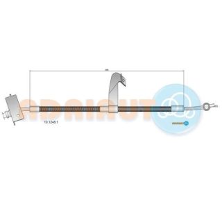 Stabdžių žarnelė ADRIAUTO 10.1248.1