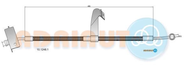 Stabdžių žarnelė ADRIAUTO 10.1248.1