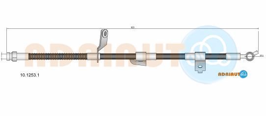 Stabdžių žarnelė ADRIAUTO 10.1253.1