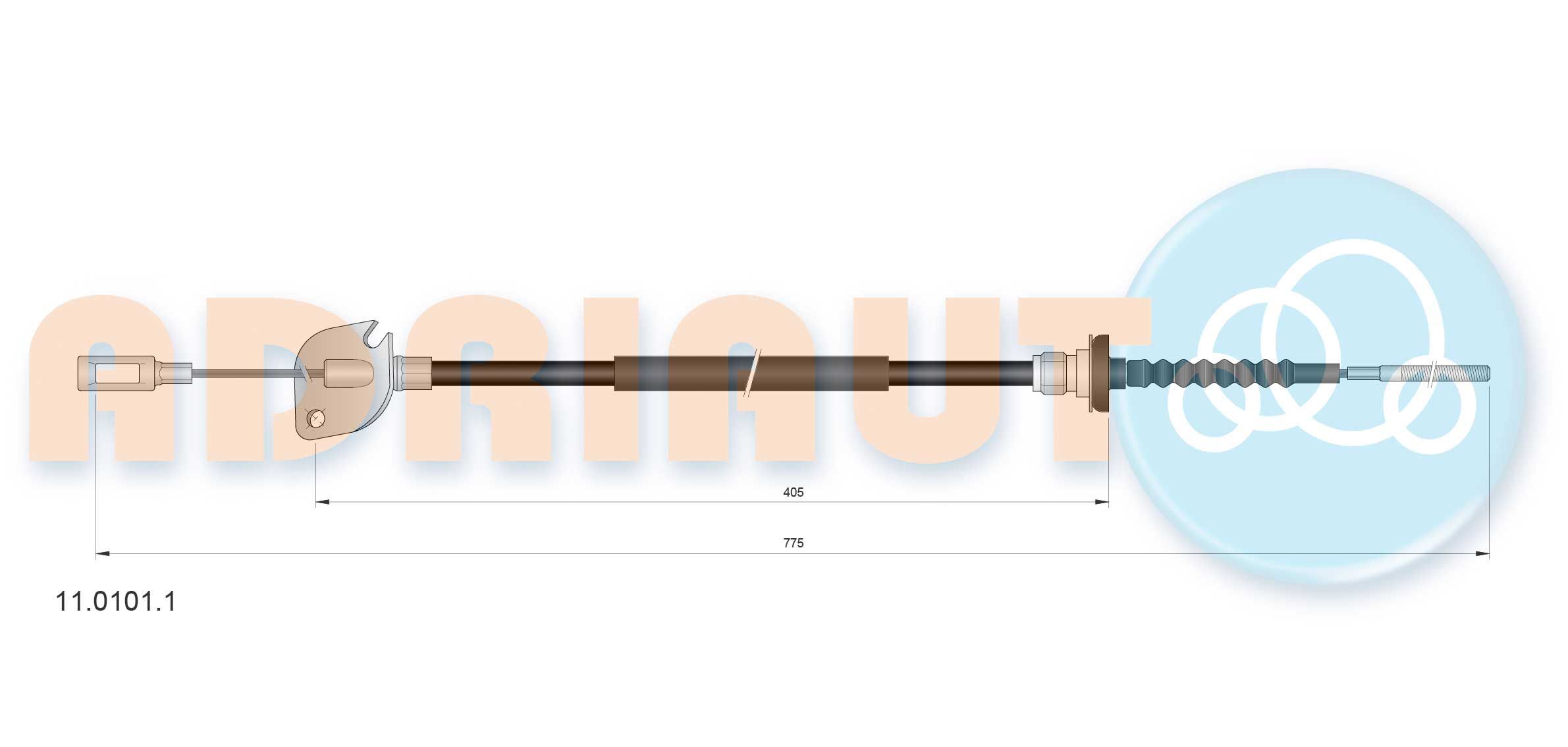 Sankabos trosas ADRIAUTO 11.0101.1