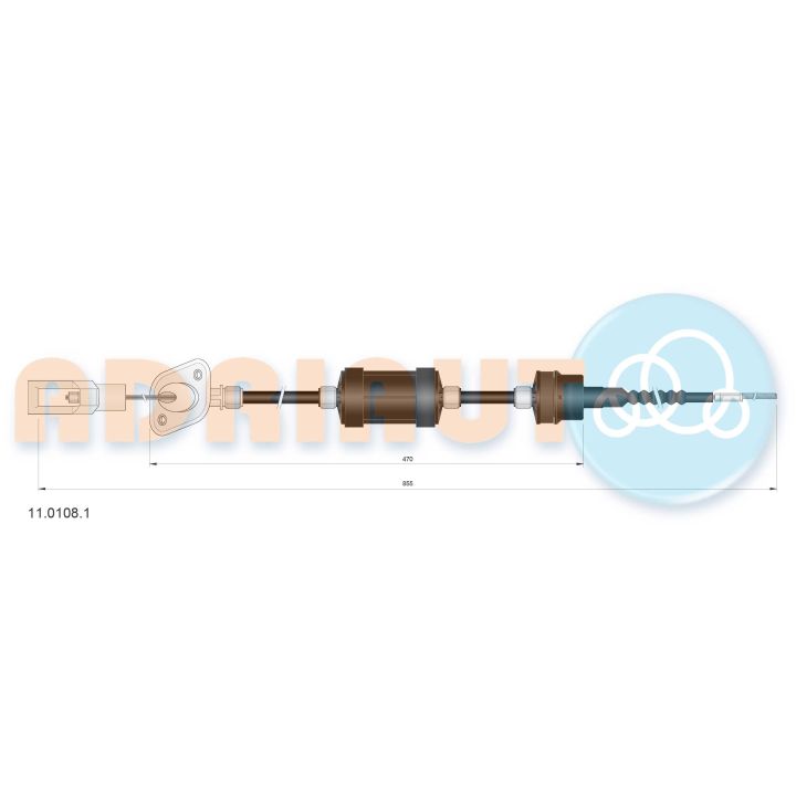 Sankabos trosas ADRIAUTO 11.0108.1