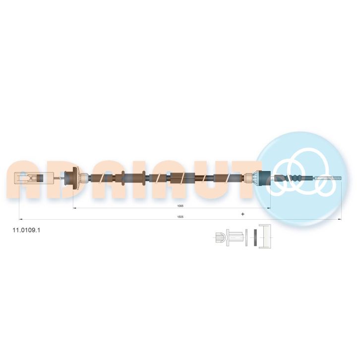 Sankabos trosas ADRIAUTO 11.0109.1