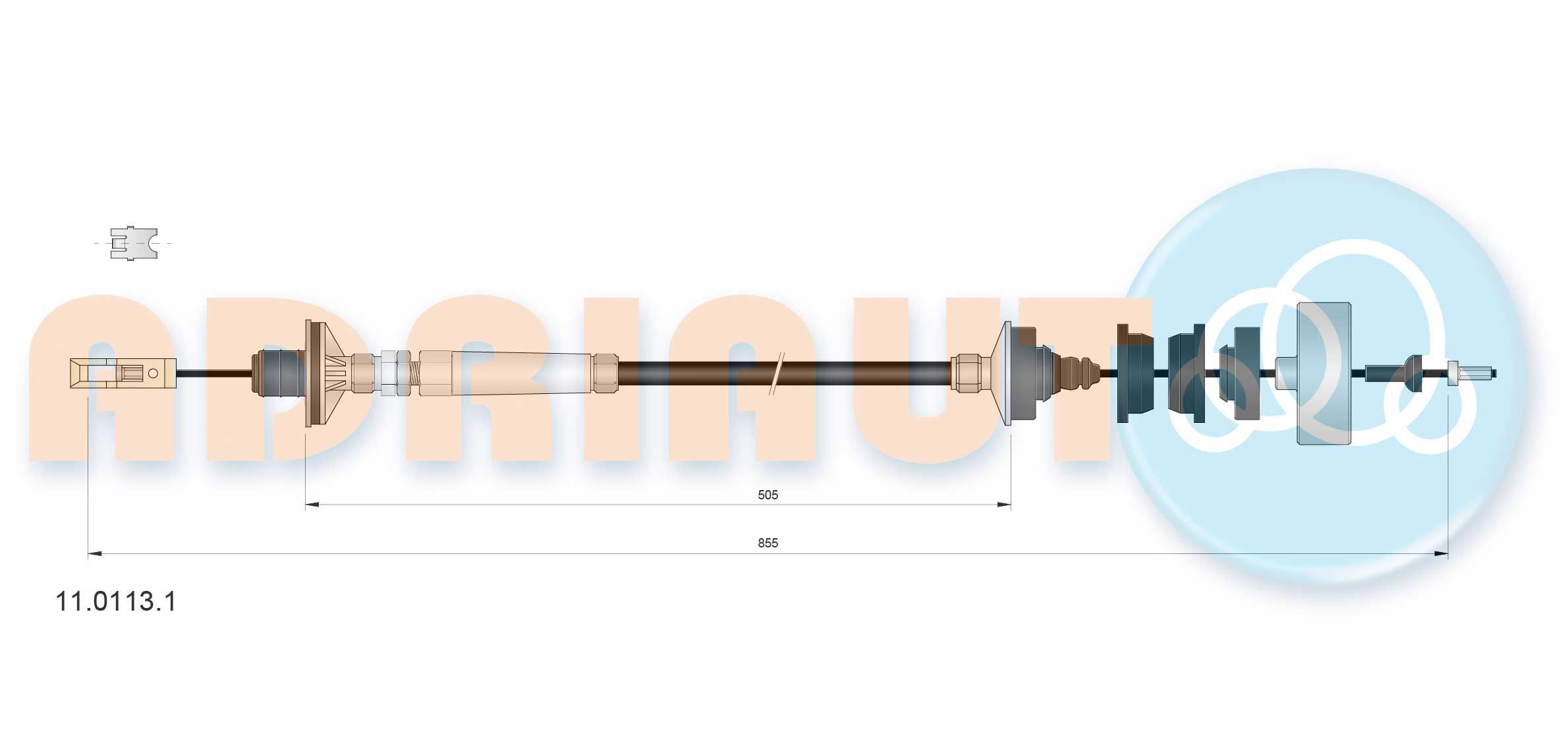 Sankabos trosas ADRIAUTO 11.0113.1