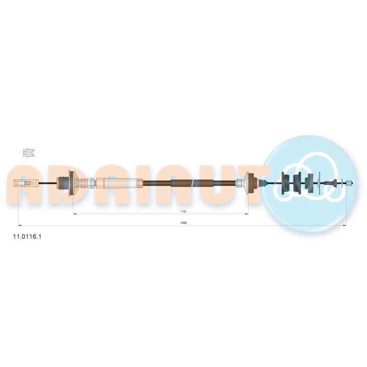 Sankabos trosas ADRIAUTO 11.0116.1
