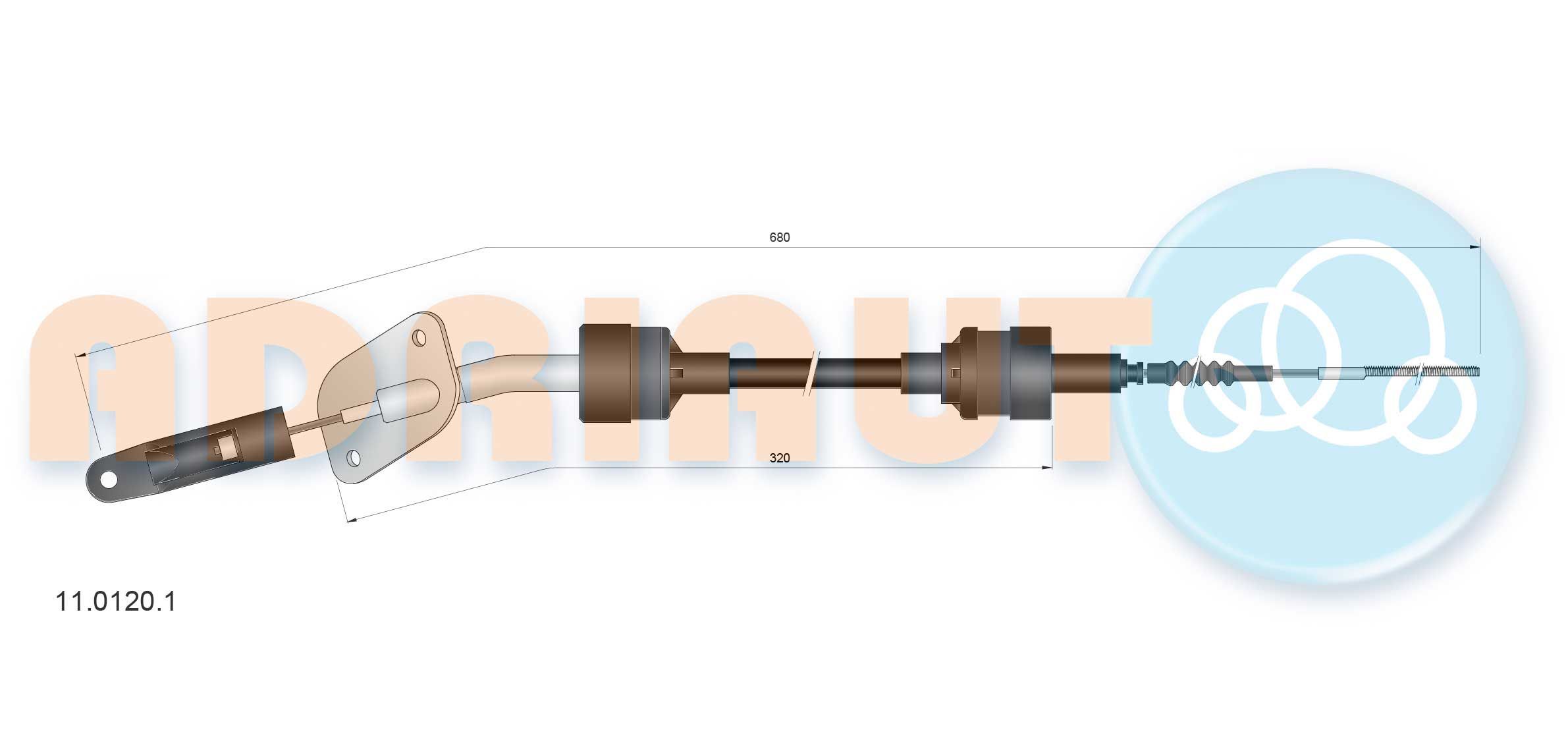 Sankabos trosas ADRIAUTO 11.0120.1