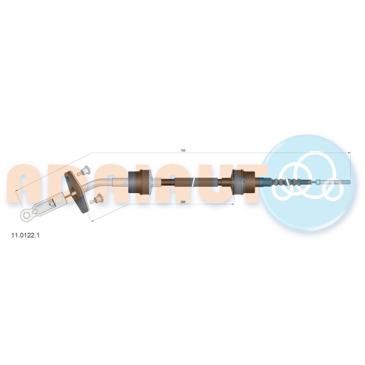 Sankabos trosas ADRIAUTO 11.0122.1