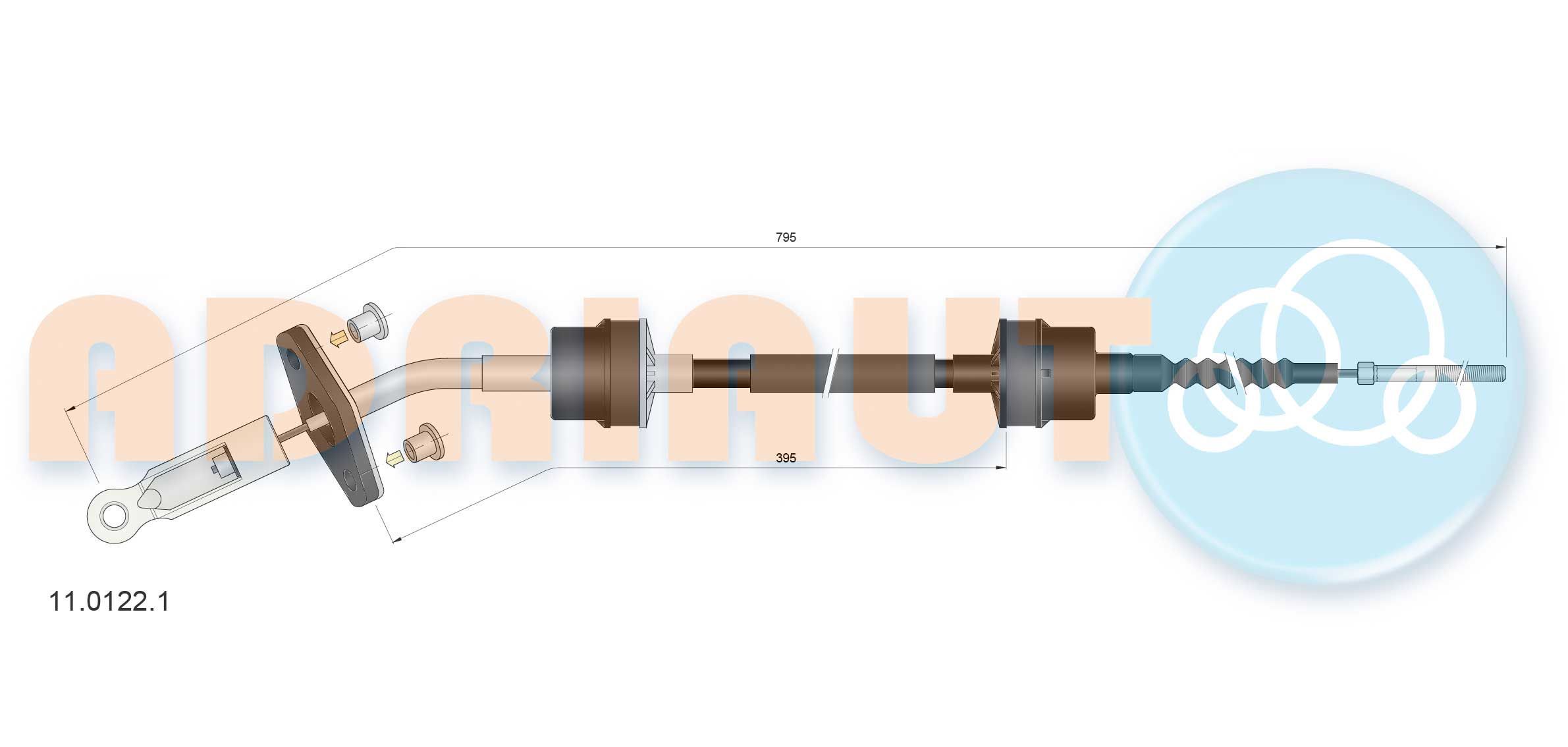 Sankabos trosas ADRIAUTO 11.0122.1