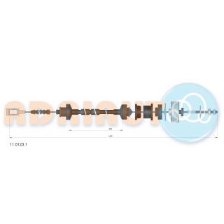 Sankabos trosas ADRIAUTO 11.0123.1