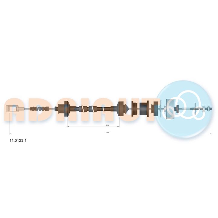 Sankabos trosas ADRIAUTO 11.0123.1