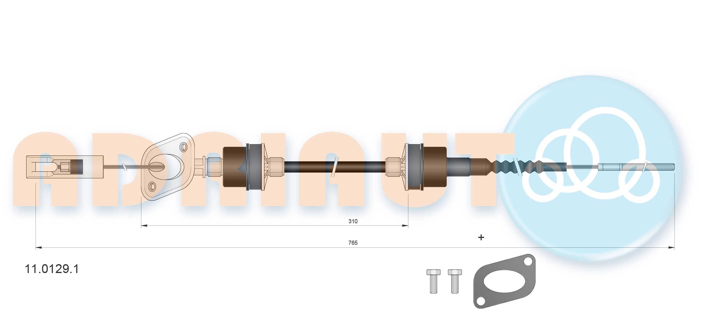 Sankabos trosas ADRIAUTO 11.0129.1