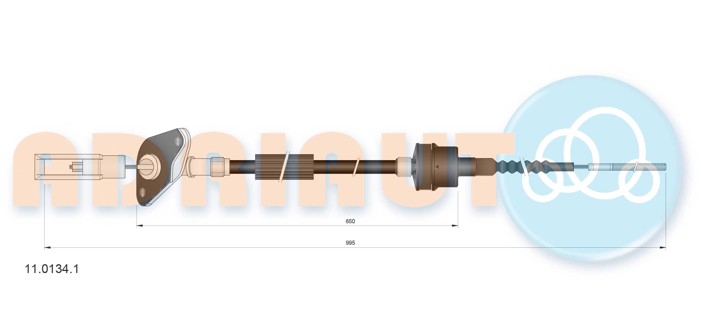 Sankabos trosas ADRIAUTO 11.0134.1