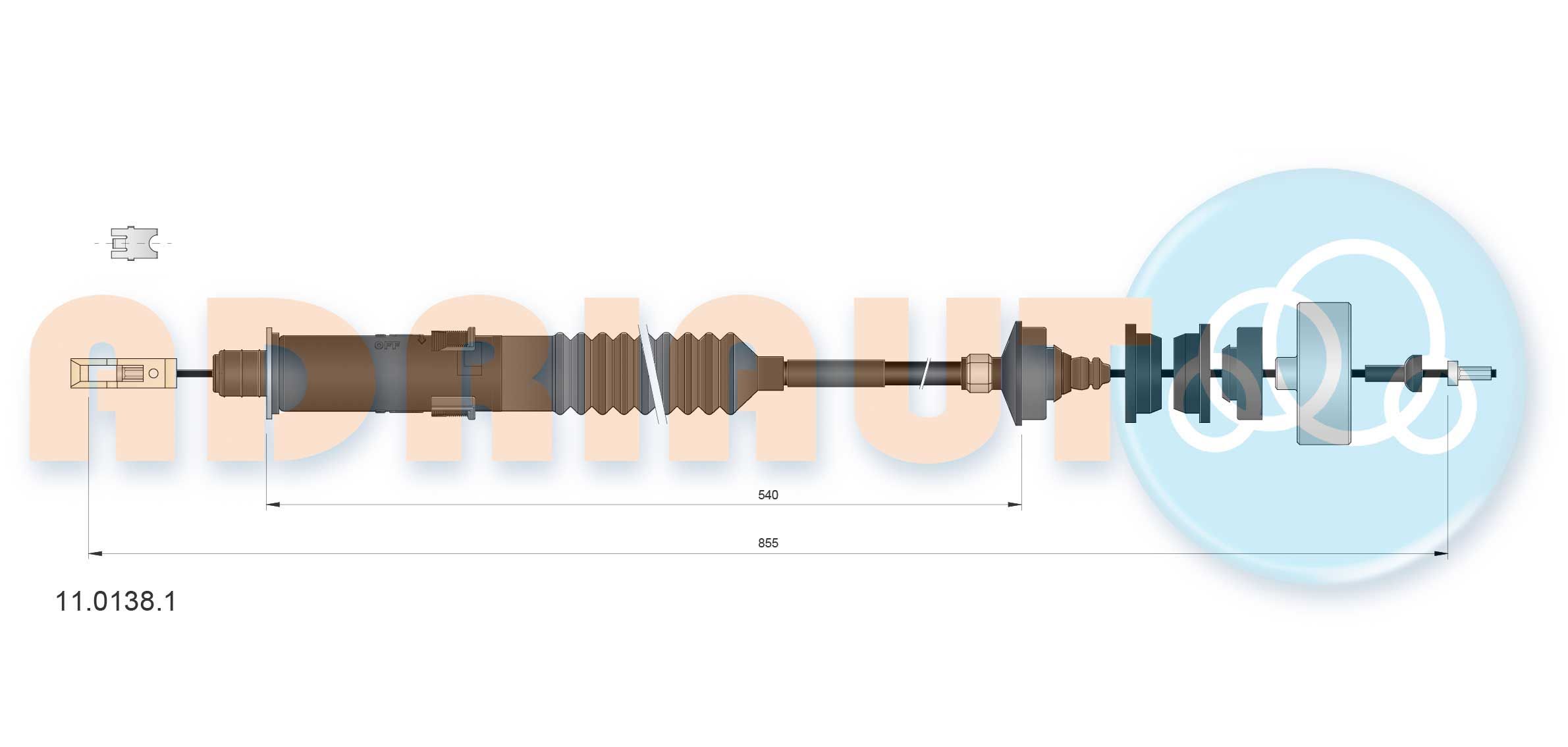 Sankabos trosas ADRIAUTO 11.0138.1