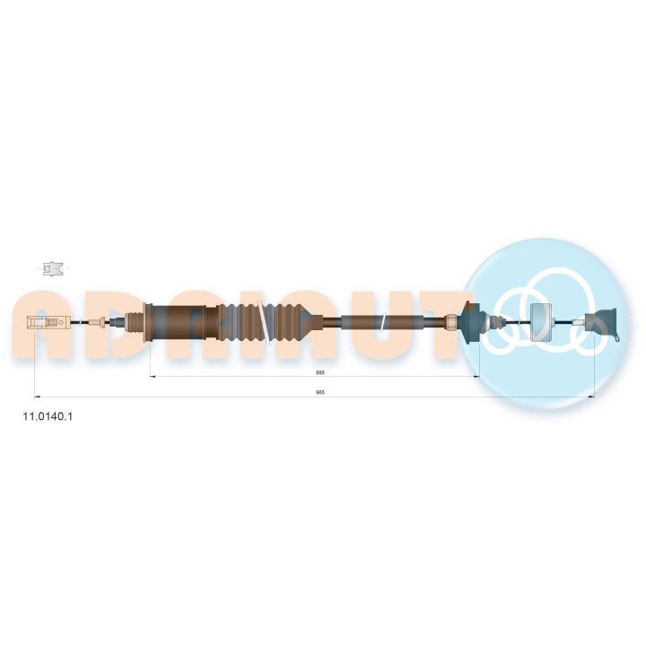 Sankabos trosas ADRIAUTO 11.0140.1
