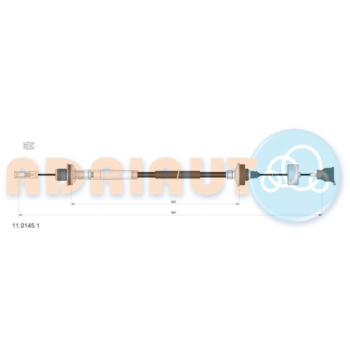 Sankabos trosas ADRIAUTO 11.0145.1