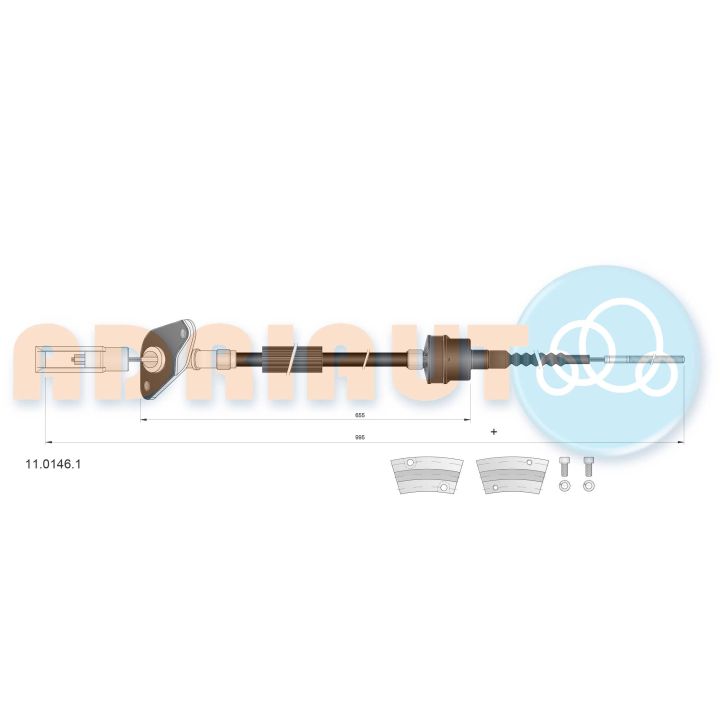 Sankabos trosas ADRIAUTO 11.0146.1