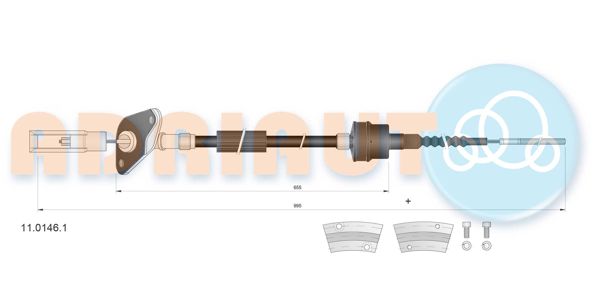Sankabos trosas ADRIAUTO 11.0146.1