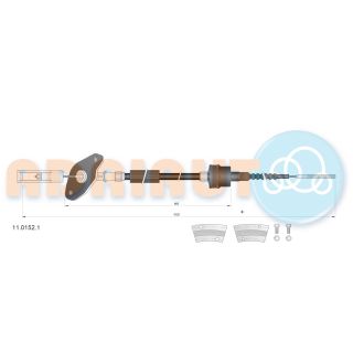 Sankabos trosas ADRIAUTO 11.0152.1