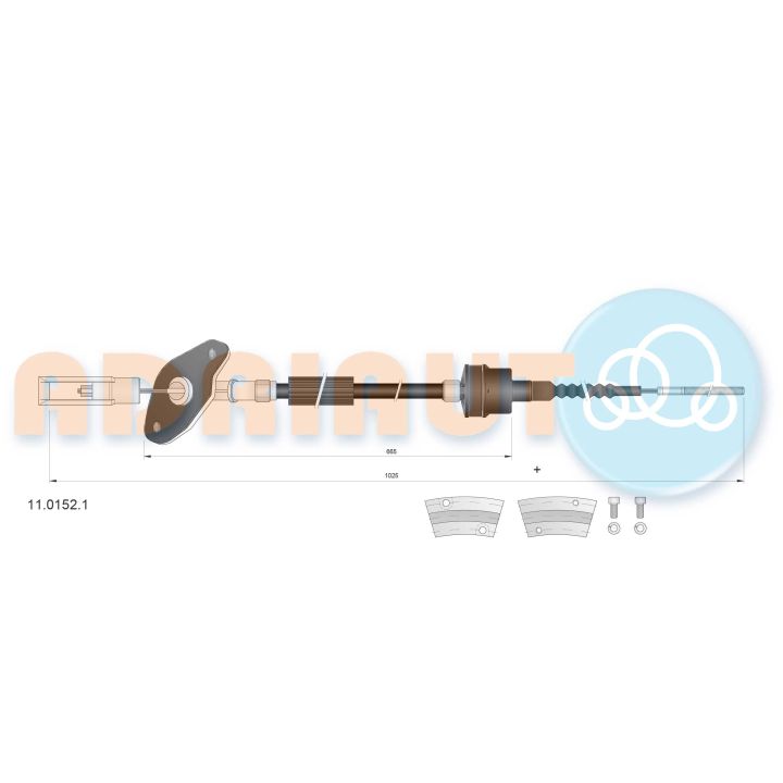 Sankabos trosas ADRIAUTO 11.0152.1