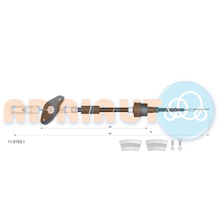 Sankabos trosas ADRIAUTO 11.0153.1