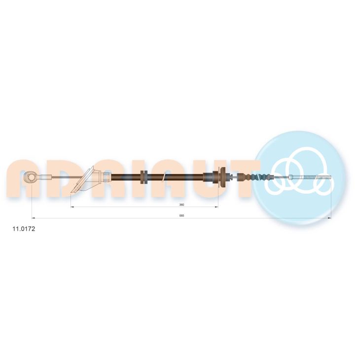 Sankabos trosas ADRIAUTO 11.0172