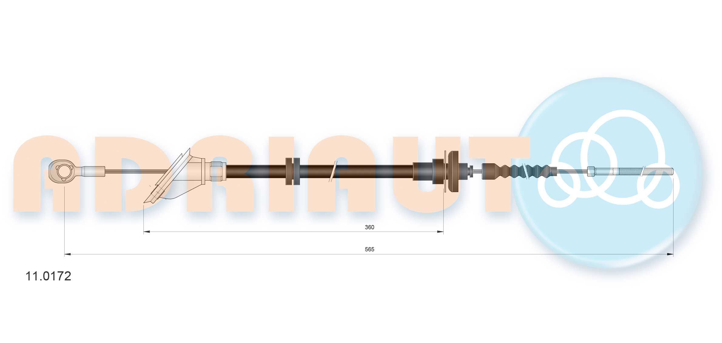Sankabos trosas ADRIAUTO 11.0172