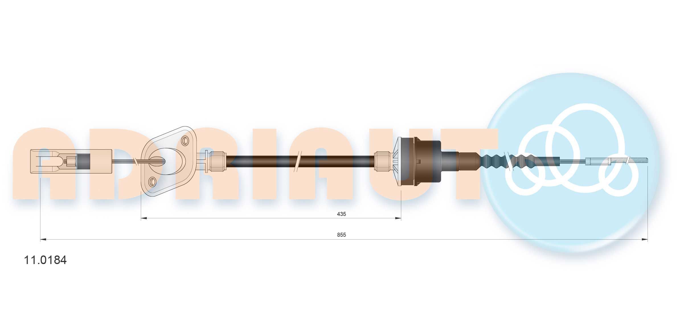 Sankabos trosas ADRIAUTO 11.0184