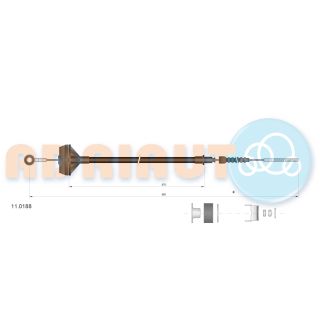 Sankabos trosas ADRIAUTO 11.0188