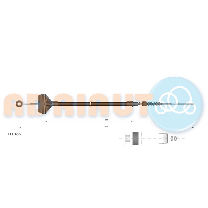 Sankabos trosas ADRIAUTO 11.0188