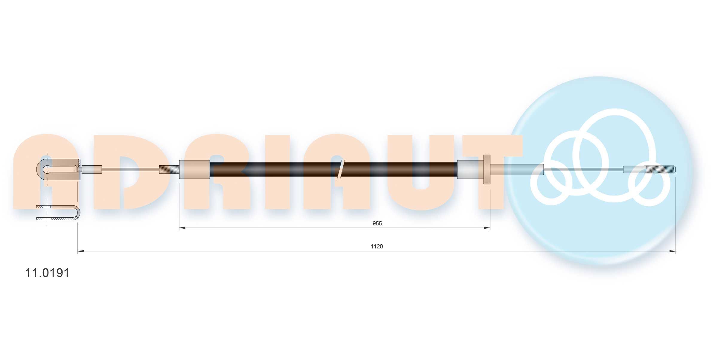 Sankabos trosas ADRIAUTO 11.0191