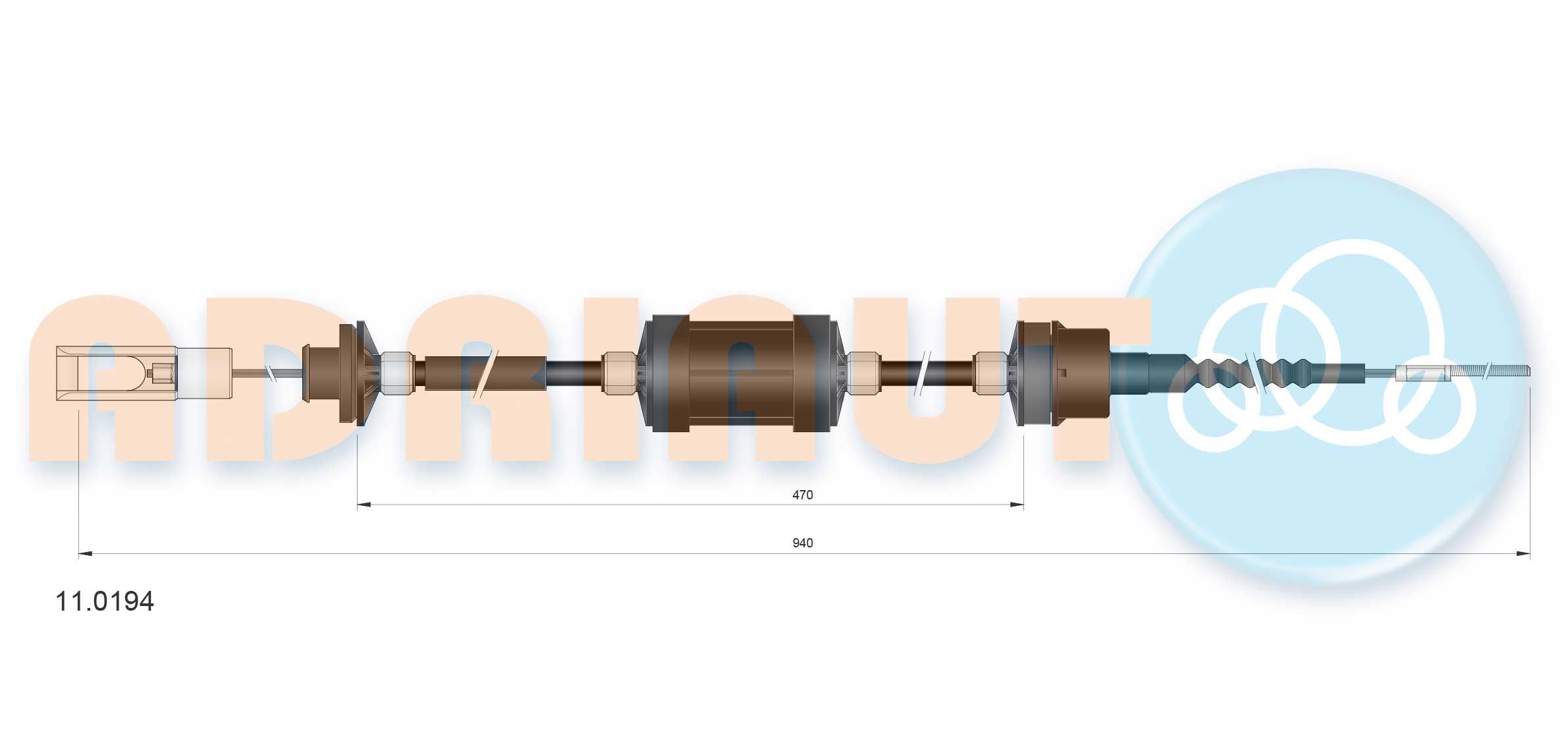 Sankabos trosas ADRIAUTO 11.0194