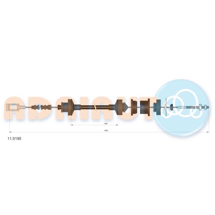 Sankabos trosas ADRIAUTO 11.0195