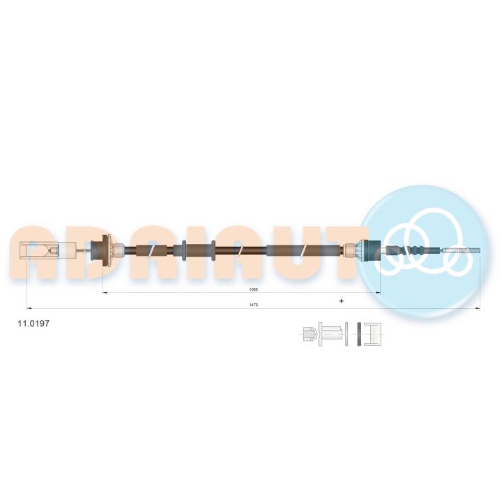 Sankabos trosas ADRIAUTO 11.0197