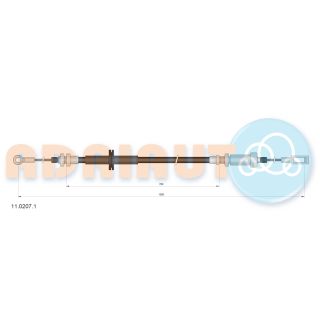 Trosas, stovėjimo stabdys ADRIAUTO 11.0207.1
