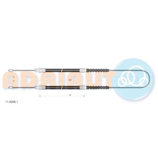 Trosas, stovėjimo stabdys ADRIAUTO 11.0208.1