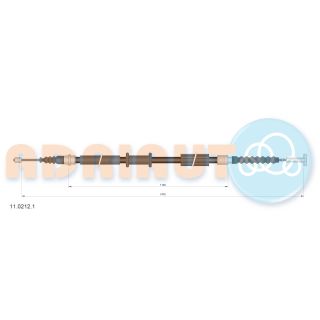 Trosas, stovėjimo stabdys ADRIAUTO 11.0212.1