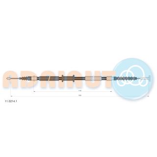 Trosas, stovėjimo stabdys ADRIAUTO 11.0214.1