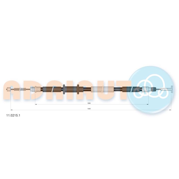 Trosas, stovėjimo stabdys ADRIAUTO 11.0215.1